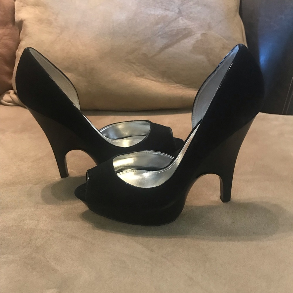 Bebe D’orsay heels, never worn.